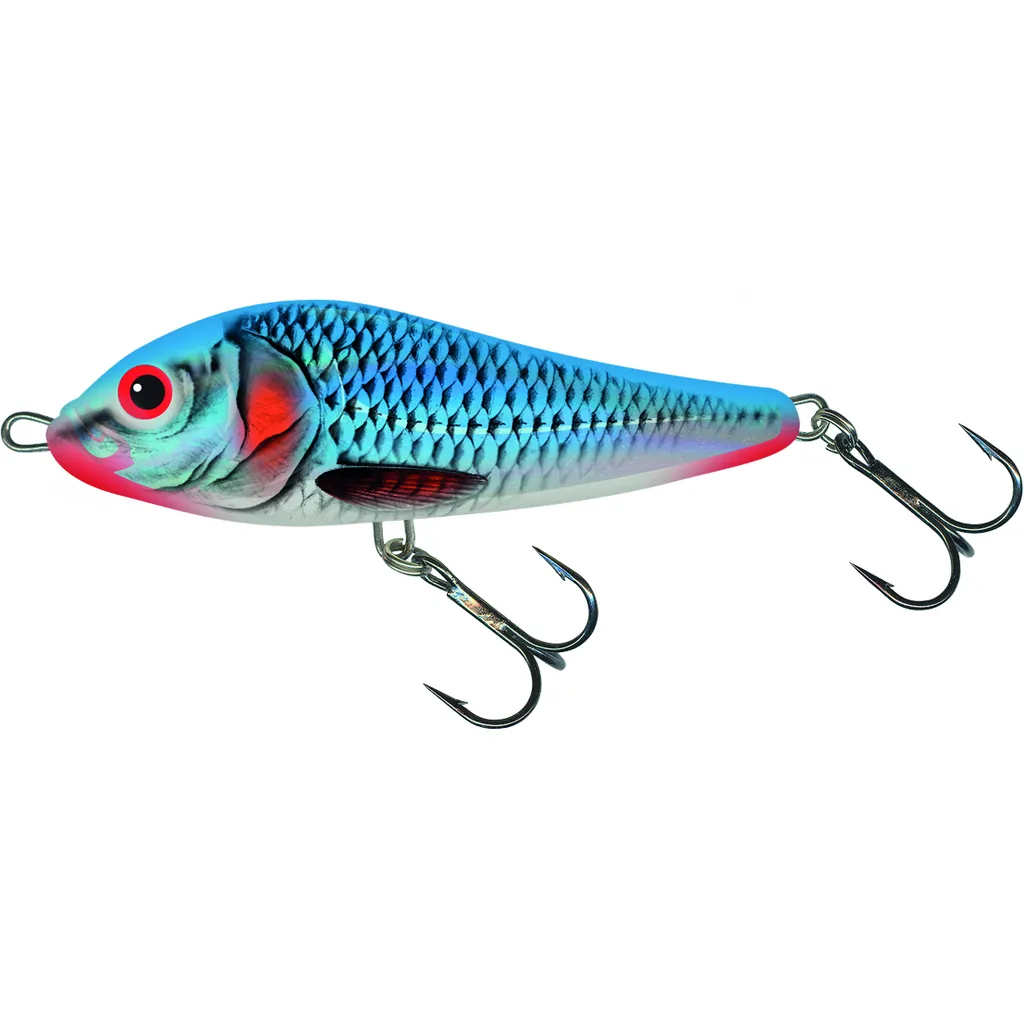 Salmo Rattlin Slider Jerkbait 11cm 48.6g Sinking Bleeding Blue Shad