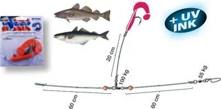 Spro Norway Expedition Meeressystem Dorsch Pilk 2 Fertiges Rig 253.3cm 7/0