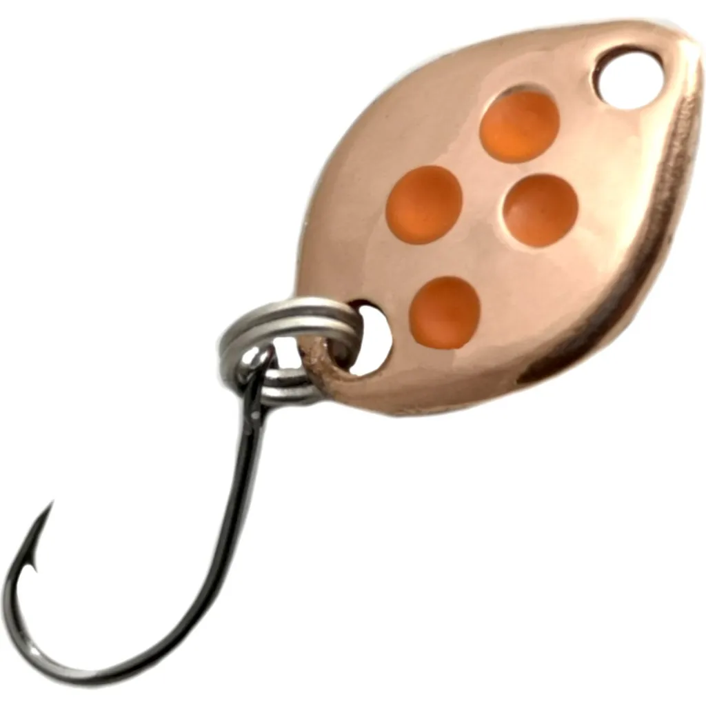 Troutwerk Spoon Blinker Kupferfarben/Orangene Punkte