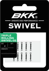 BKK Triple Rolling Swivel-32 Black Nickel Brass