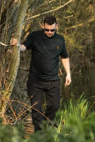 Fox Collection T Black/Orange T-shirt S