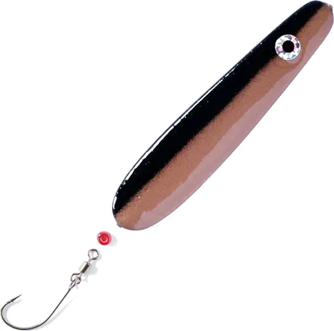Troutwerk Inline Blinker Sea Trout Lure 69576 7.4cm 22g Black Red Copper