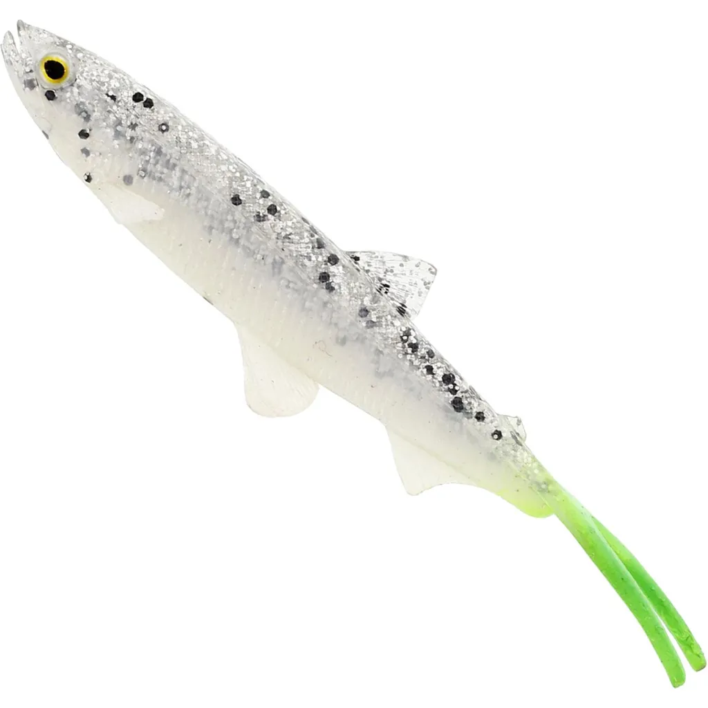 Westin Hypo Teez V Tail Gummiköder 10cm 5g Green Tail Shiner