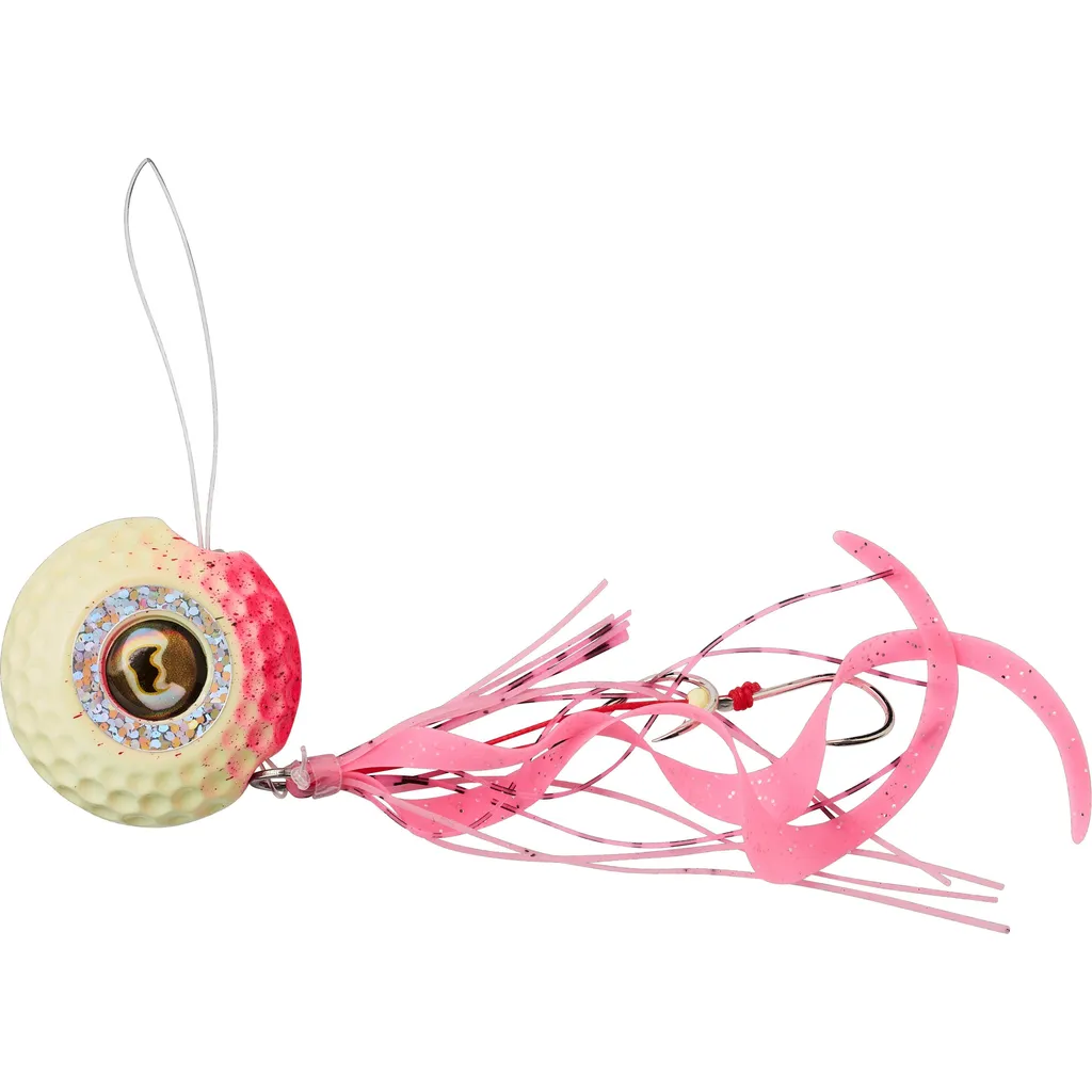 Savage Gear Savage Rubber Skirted Jigs 75g 3.2cm Full Glow Pink