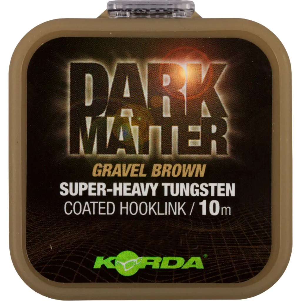 Korda Dark Matter Tungsten Coated Braid Vorfach Und Zubehör 10m 11.3kg Gravel