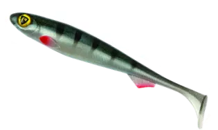 Fox Rage Slick Shad Softbaits 5pc 7cm UV Young Perch