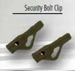 Pelzer Security Safety Bolt Clips 10pcs