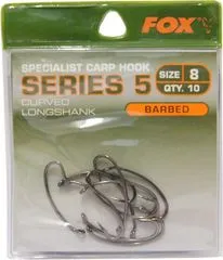Fox Series 5 Hooks 8 10pcs Boilie Curved