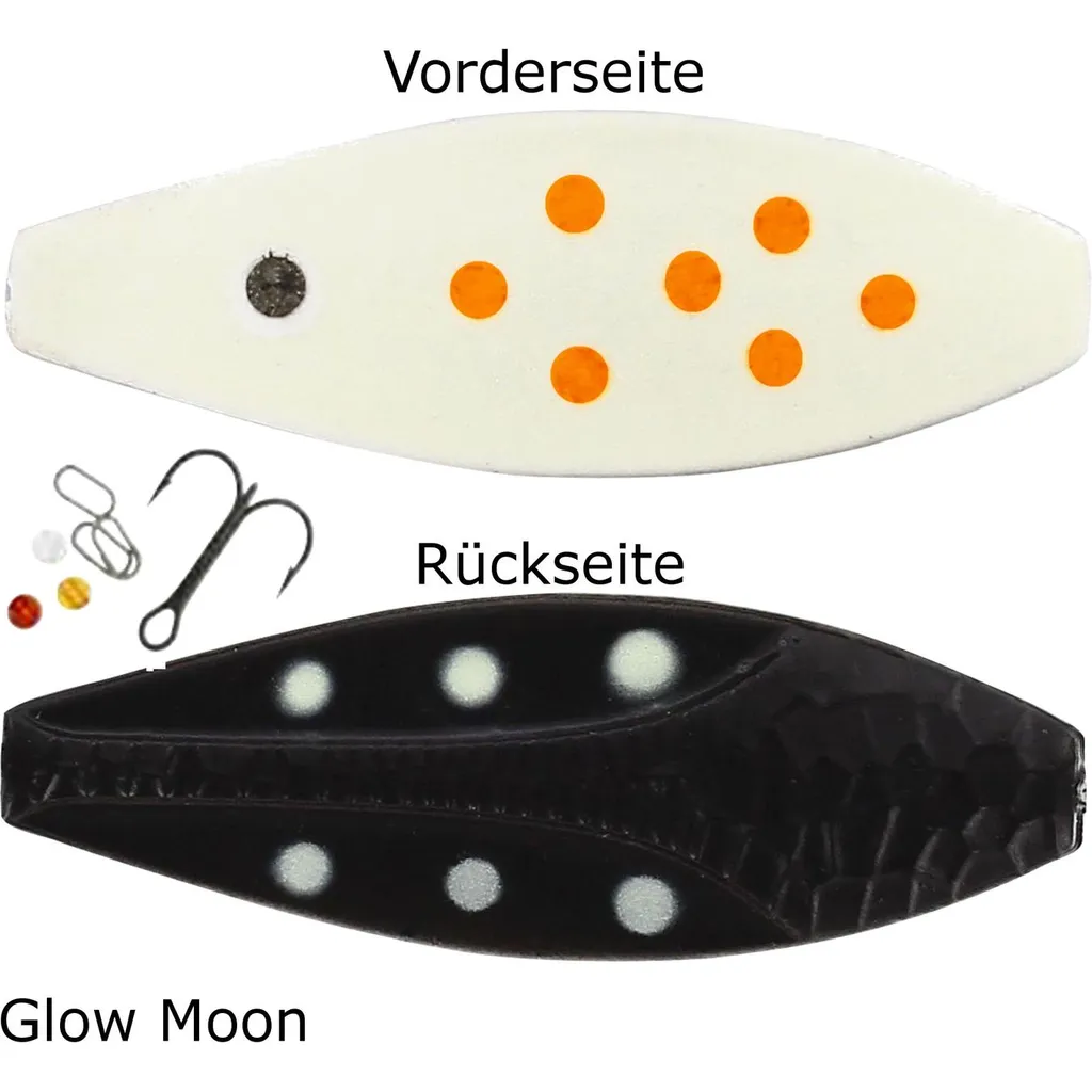 Westin D360 Blinker Inline Forellenblinker 8g 5cm Glow Moon