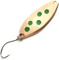 Troutwerk Spoon 2.5g 3.3cm Kupferfarben Grüne Punkte
