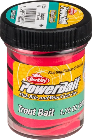 Berkley PowerBait Trout Dough Bait Swirls Pink Panda