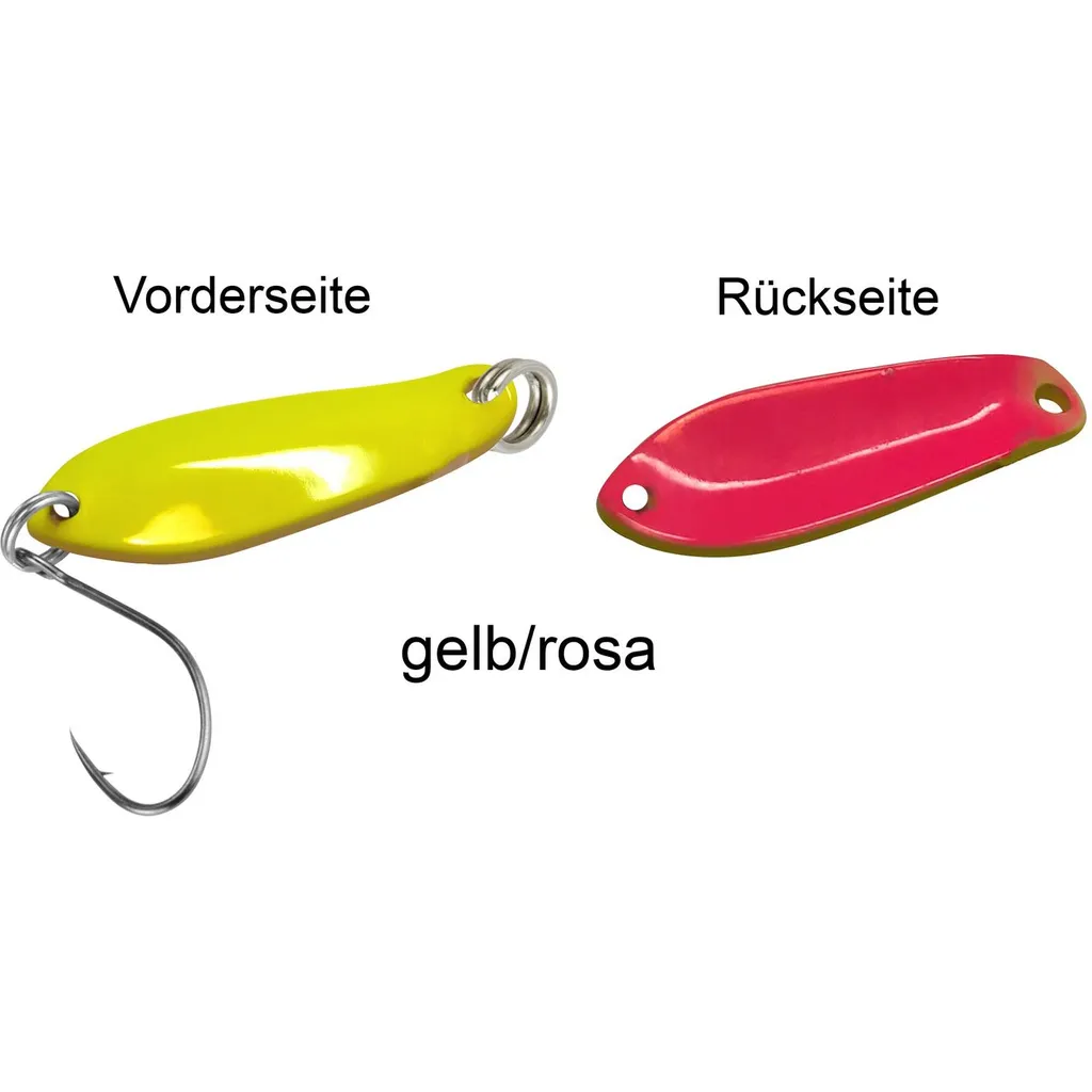 FTM Spoon Boogie Blinker 1.6g Gelb Rosa
