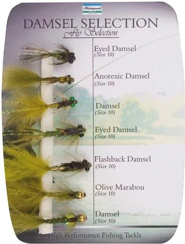 Shakespeare Sigma Fly Damsel 10 Damsel Nymphs Freshwater