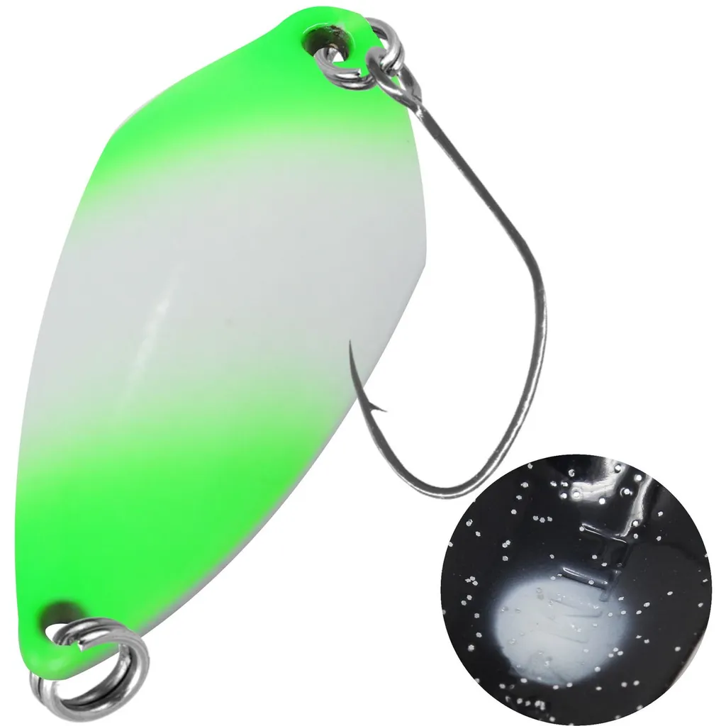 FTM Spoon Tremo 2.9cm 0.9g Neon Grün Lumi/Schwarz M. Glitter Lumi