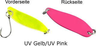 FTM Spoon Hammer 3.3cm 2.4g UV Gelb/UV Pink
