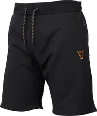 Fox Collection Black Orange LW Shorts 50% Cotton 50% Polyester Summer