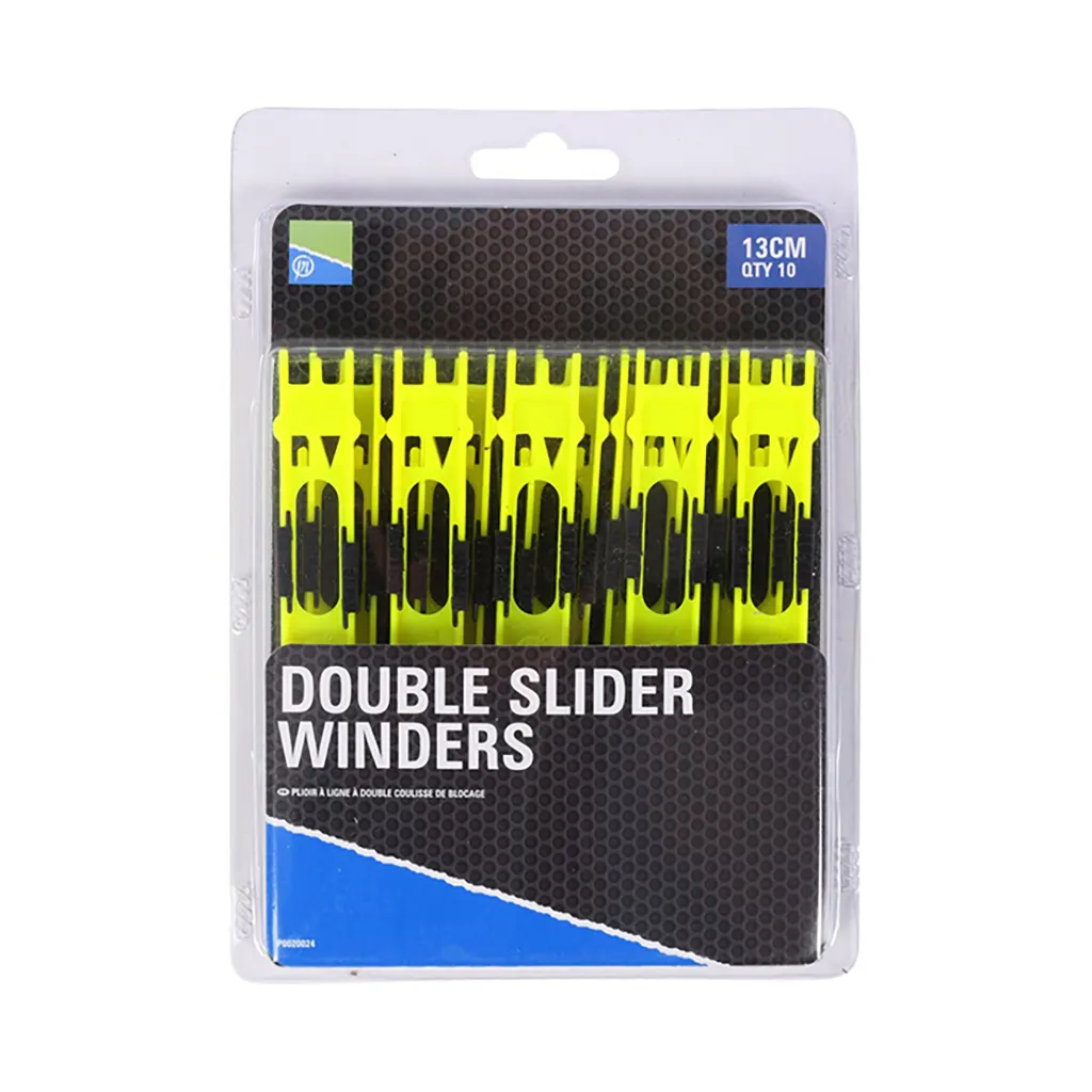 Preston Double Slider Winders Rig-Zubehör 13cm Gelb