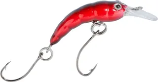 Balzer Trout Attack Hectic Maggot Wobbler 3cm 1.3g Rot/Schwarz