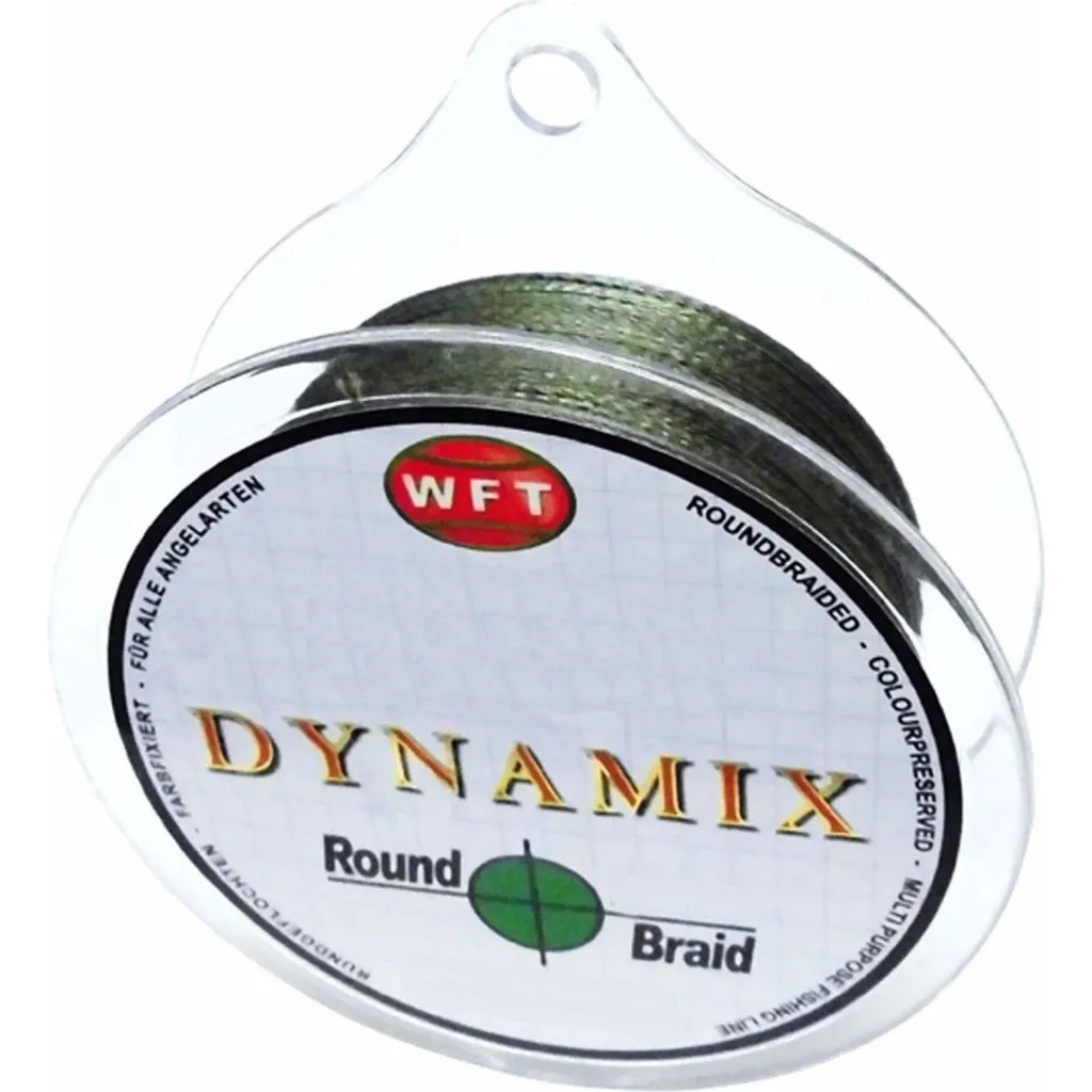 WFT Round Dynamix Exact GTI Geflochtene Schnur 0.30mm 26kg 520m Moosgrün