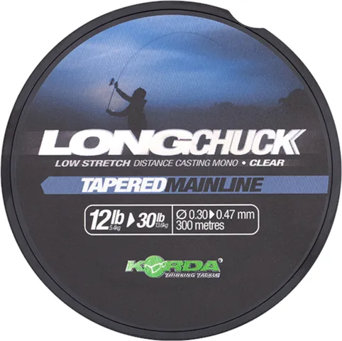 Korda Long Chuck Tapered Mainline 0.30–0.47mm 12–30lb