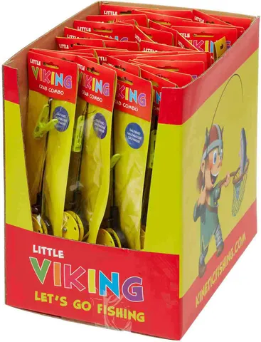 Kinetic Little Viking Crab Combo Meeresrute Black/Yellow