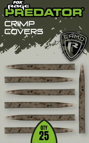 Fox Rage Camo Crimp Covers Crimps 25pcs