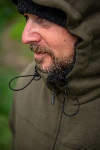 Fox Collection Sherpa Hoody Black/Orange S