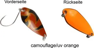 FTM Spoon Rock Spoon 4.2g Camouflage/UV Orange