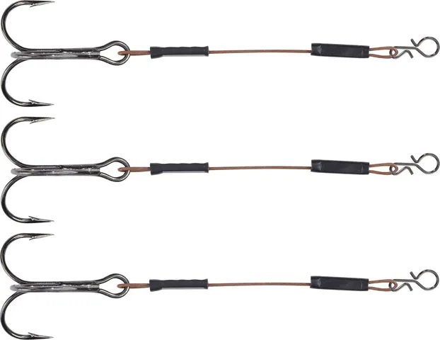 Balzer Shirasu 7x7 Edelstahl Stinger Rig #4 7.5cm