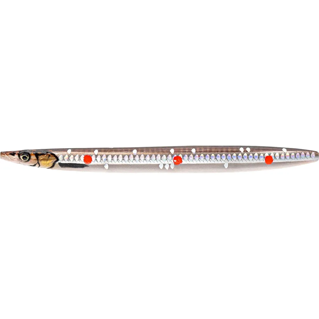 Savage Gear 3D Line Thru Sandeel Meerforellenköder 13.5cm 23g LS Olive Ghost