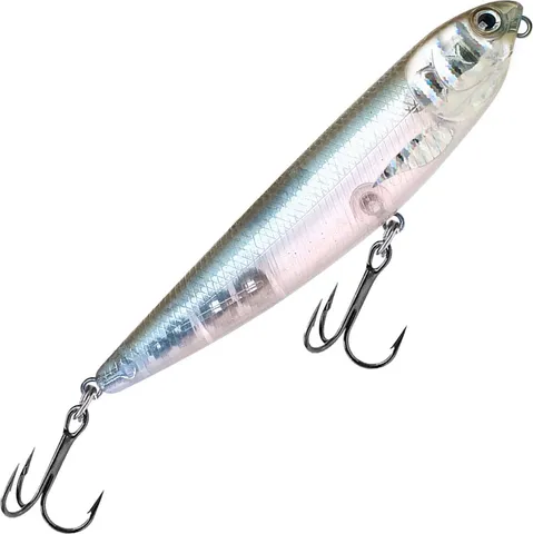 Lucky Craft Sammy 100 Oberflächenköder 9.85cm 13.6g Silver Cheek Ghost Minnow