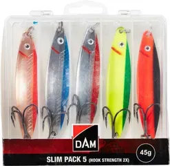 DAM Slim Pack Box 45g 8.5cm 45g 5pc Spoon