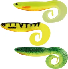 Westin Curl Teez Softbait 7cm 3.5g 3pc Dark Water Mix