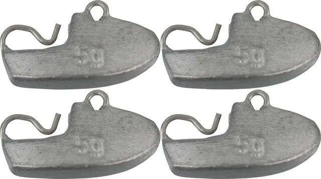 Savage Gear Sleigh Heads 5g 4pcs Carbon Stahl