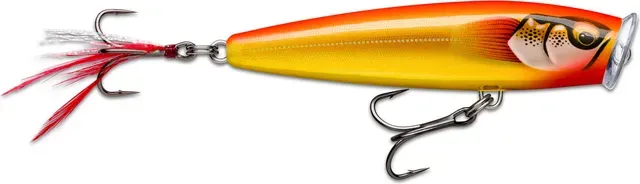 Rapala Skitter Pop Elite 7.5cm 10g Gilded Steel Gold Orange