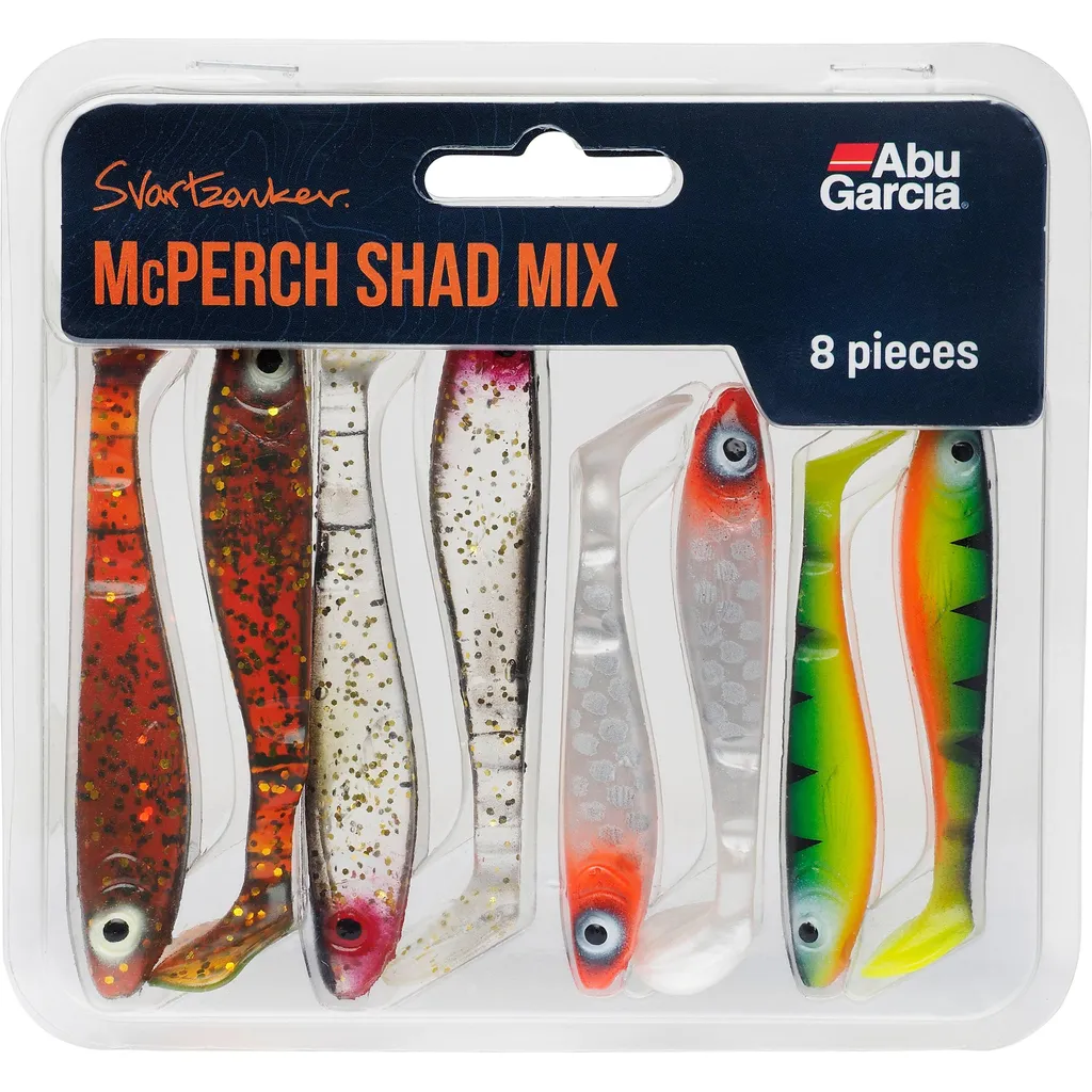 Abu Garcia Svartzonker McPerch Shad Mix 7.5–9cm Assorted