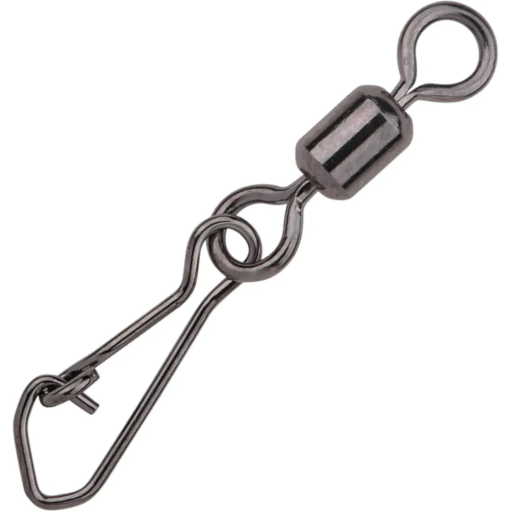 Gamakatsu Hyper Swivel Hook Snap Wirbel #4 21kg 5Stk