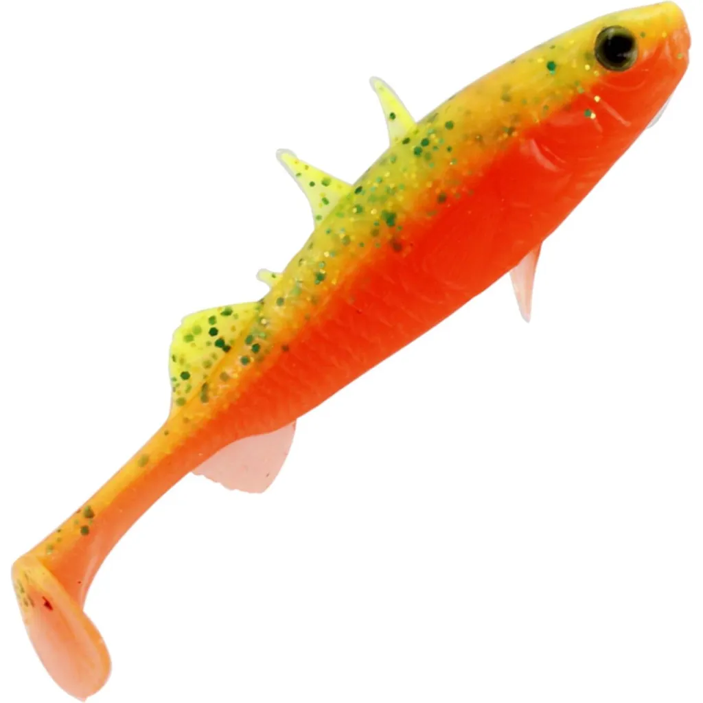 Westin Stanley the Stickleback Shadtail 5.5cm 1.5g Green Tomato