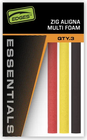 Fox Edges Zig Aligna Multi Foam Kit Rig Accessory Yellow Red Black