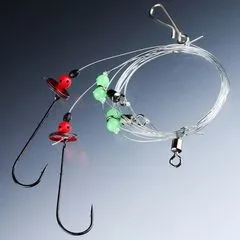 Balzer Edition Sea Surf Rig Naturköder-System Brandungsvorfach 70cm 1 Plattfischhaken