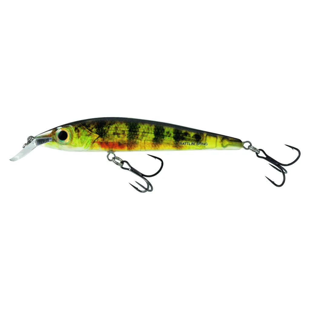 Salmo Rattlin' Sting Suspending Twitchbait 9cm 11.34g Real Yellow Perch