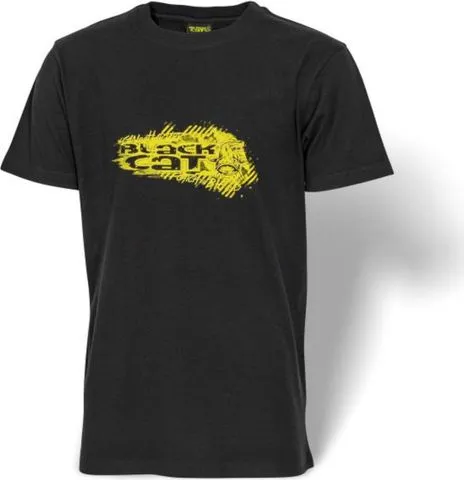 Black Cat Schwarzes Shirt S