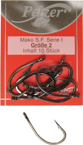 Pelzer Mako S.F. Serie 1 Haken 2 10pcs