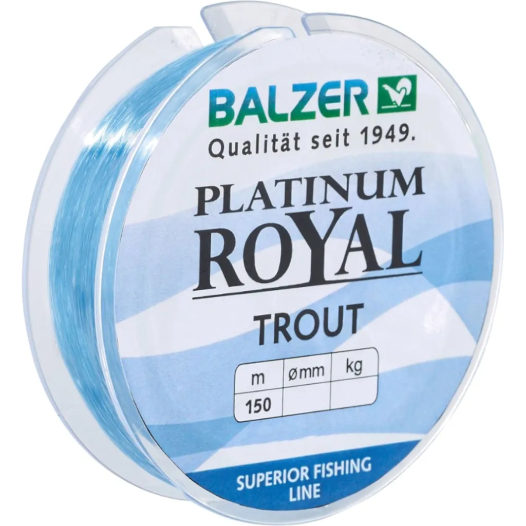 Balzer Platinum Royal Trout Schnur Monofile Angelschnur 0.25mm 7.0kg Blau