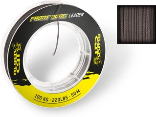 Black Cat Front Zone Leader Ø 0.8mm 50m 90kg Black Super Braid