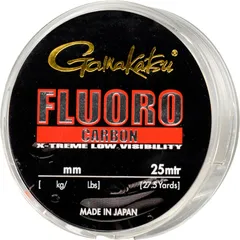 Gamakatsu G-Line Fluoro Carbon Fluorocarbon-Schnur 0.26mm 4.3kg 25m
