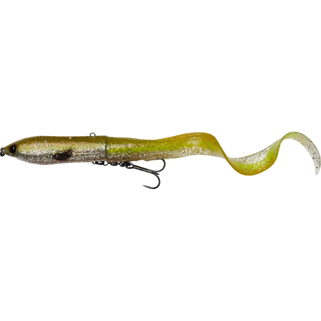 Savage Gear 3D Hard Eel Swimbaits 17cm 50g Green Silver Ayu