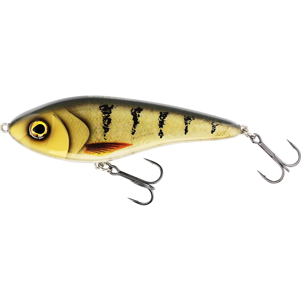 Westin Jerk Jerkbaits 14cm 60g Suspending 3D Amber Perch