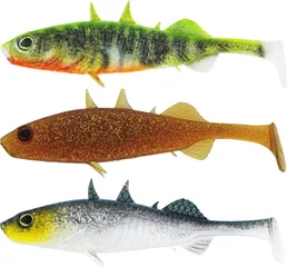 Westin Stanley The Stickleback Shadtail Gummifisch 7.5cm 4g Dark Water Mix 10