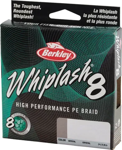 Berkley Whiplash 8 Braided Line 150m 0.20mm 27.7kg Crystal